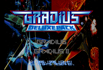 Gradius Deluxe Pack Title Screen